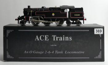 Ace trains 0 gauge tank locomotive 42534 satin lined black, boxed.