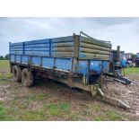 TWIN AXLE TIPPING TRAILER