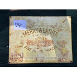 MERRY WEATHER AND SONS SIGN