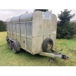 Graham Edwards 12ft twin axle livestock trailer