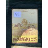 JOIN THE WOMENS LAND ARMY SIGN