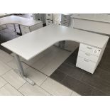 OFFICE CORNER DESK WITH DRAWS