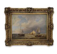 J. BOUDIN (19TH CENTURY): SEASCAPE