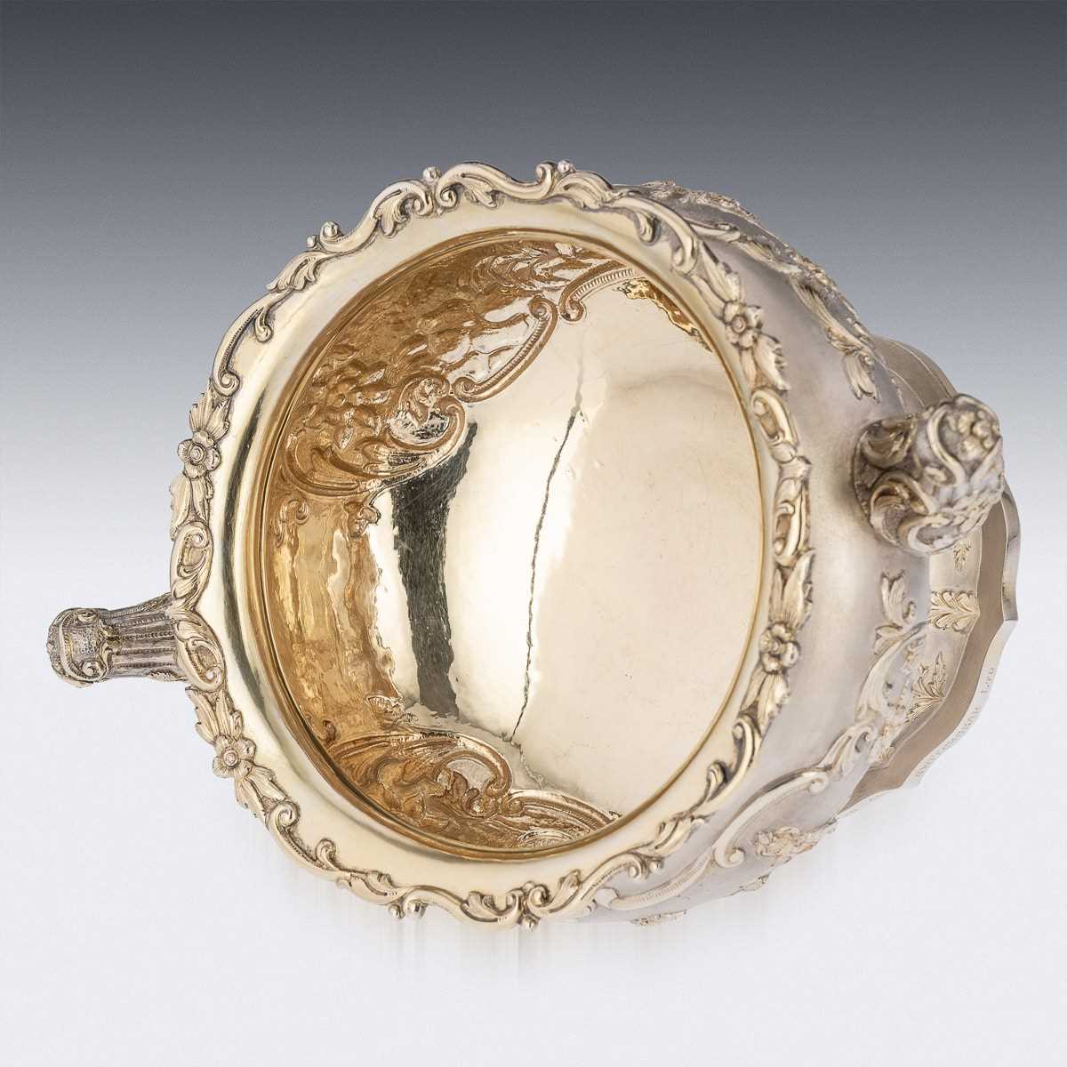 AN EARLY 20TH CENTURY INDIAN SOLID SILVER BOWL, CALCUTTA c.1910 - Image 5 of 22