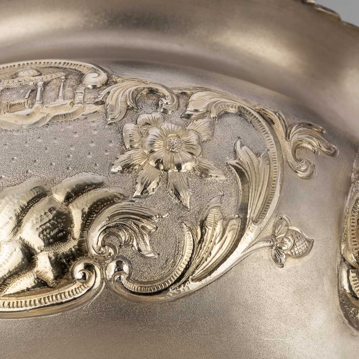 AN EARLY 20TH CENTURY INDIAN SOLID SILVER BOWL, CALCUTTA c.1910 - Image 9 of 22