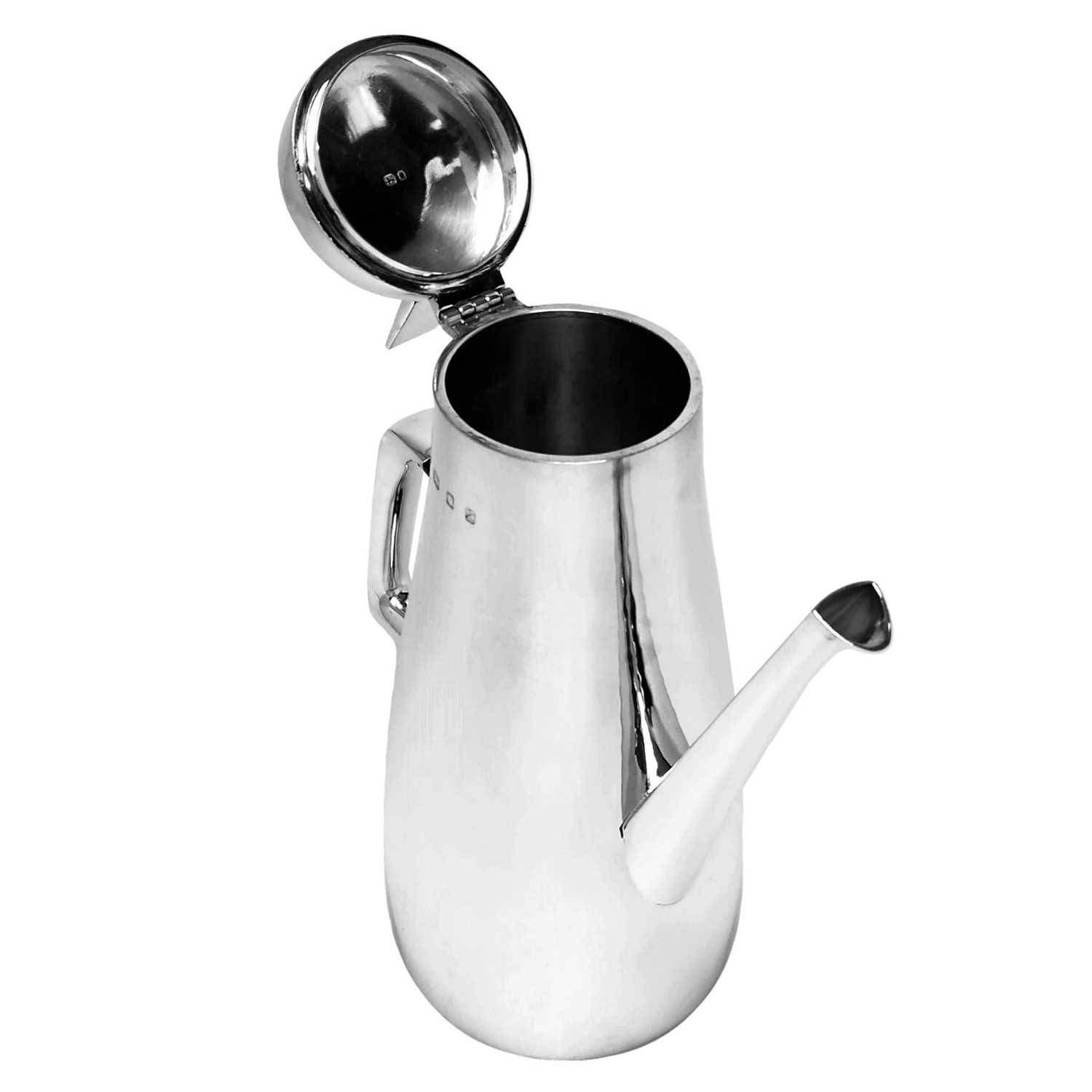 GERALD BENNEY: A STERLING SILVER COFFEE POT ON STAND CIRCA 1965 - Image 11 of 11
