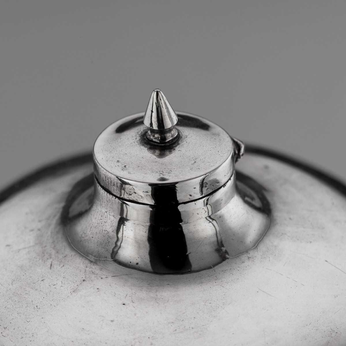 AN EARLY 20TH CENTURY CHINESE EXPORT SILVER KETTLE ON STAND, SUN SHING, C. 1900 - Image 13 of 28