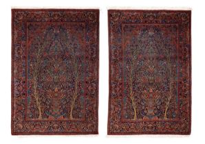 A FINE PAIR OF 1920'S PERSIAN CARPETS