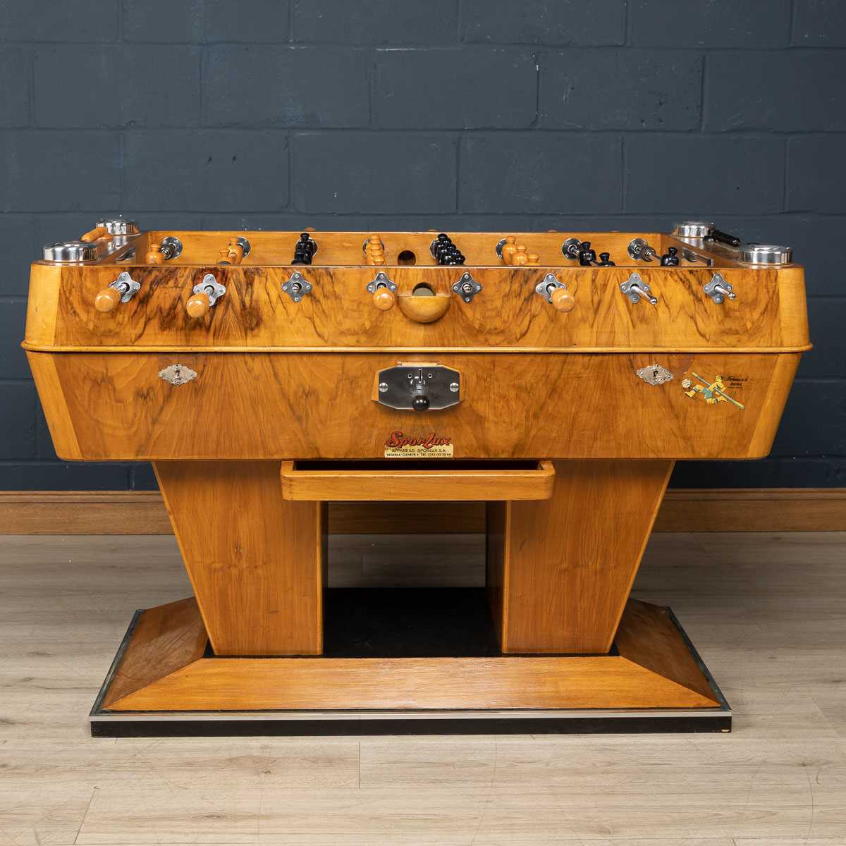A MID 20TH CENTURY SWISS ART DECO STYLE FOOTBALL TABLE GAME - Image 2 of 37