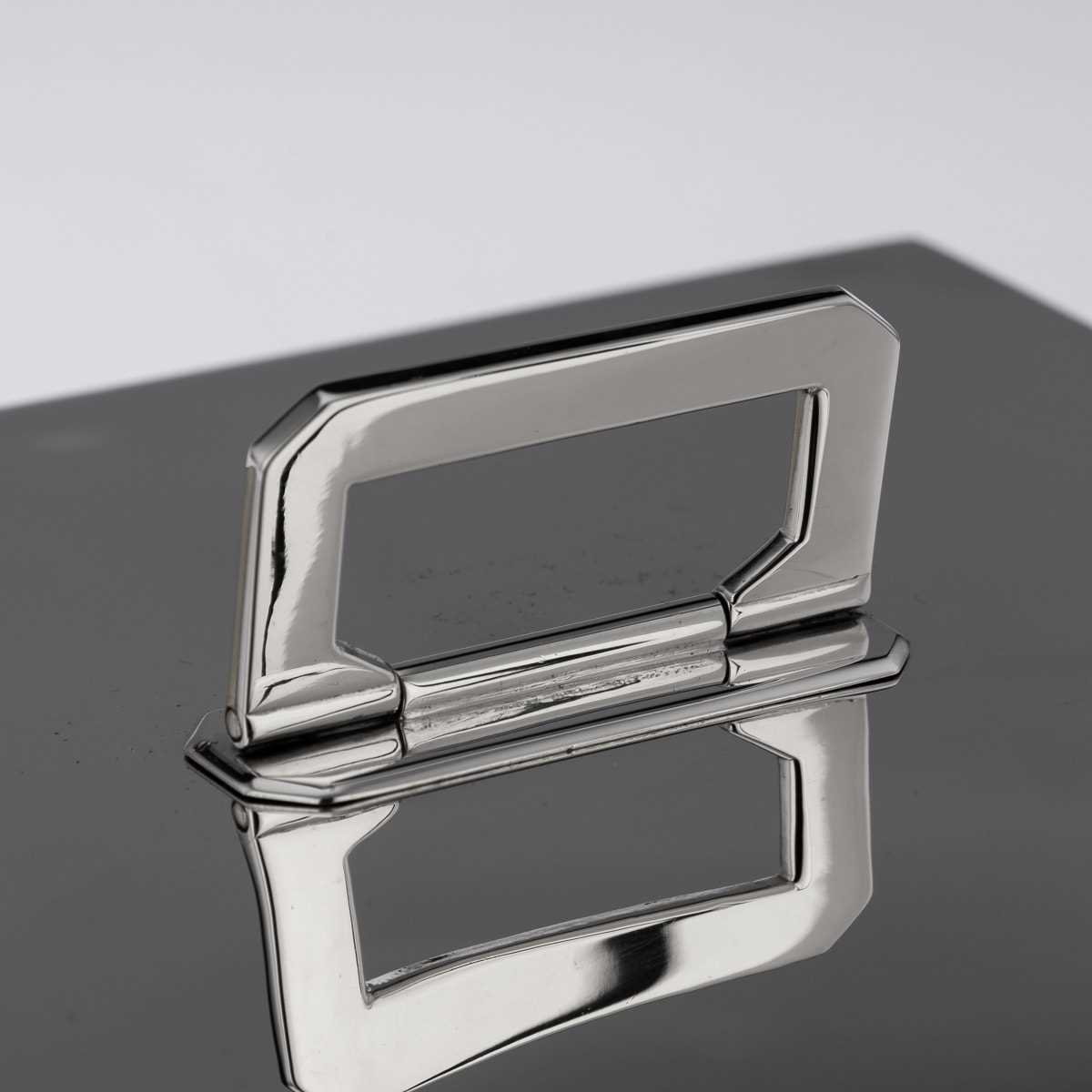 ASPREY & CO. : A PAIR OF STERLING SILVER ART DECO CIGAR BOXES, C. 1936 - Image 14 of 14