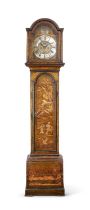 AN 18TH CENTURY GEORGE III PERIOD CHINOISERIE LONGCASE CLOCK SIGNED ISAAC DALTON, LONDON