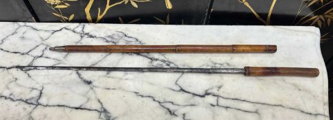 A 19TH CENTURY BAMBOO SWORD STICK