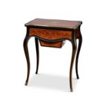 PAUL SORMANI, PARIS: A FINE LATE 19TH CENTURY BURR WALNUT DRESSING TABLE