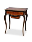 PAUL SORMANI, PARIS: A FINE LATE 19TH CENTURY BURR WALNUT DRESSING TABLE