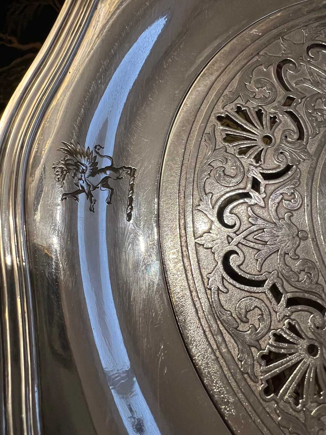 AN IMPRESSIVE 19TH CENTURY STERLING AND PLATED SILVER BOXED TABLE SUITE BY FROMENT MEURICE - Image 18 of 22