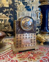 A RARE EARLY 20TH CENTURY ART NOUVEAU JUGENDSTIL CLOCK PROBABLY BY ERHARD & SOHNE