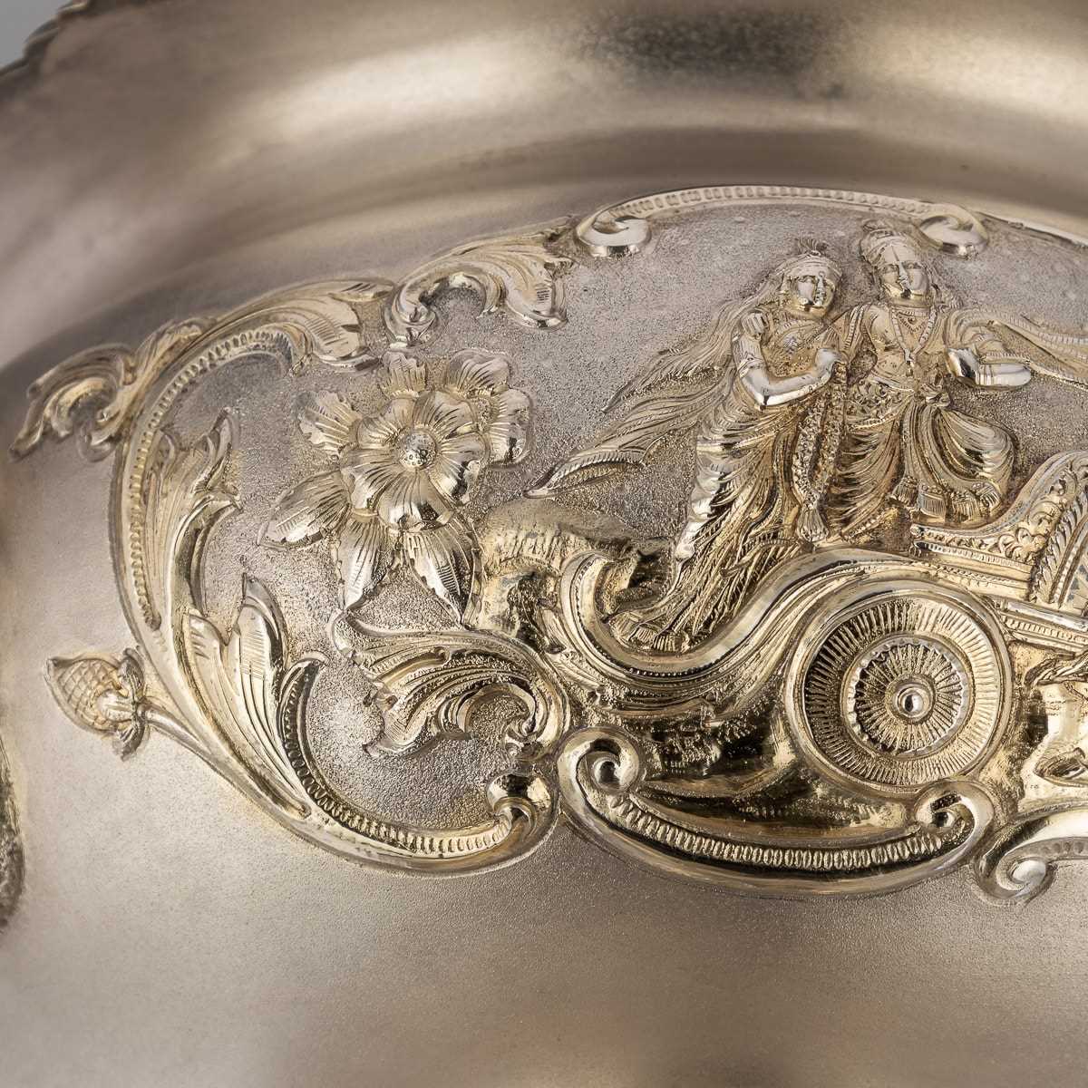 AN EARLY 20TH CENTURY INDIAN SOLID SILVER BOWL, CALCUTTA c.1910 - Image 11 of 22