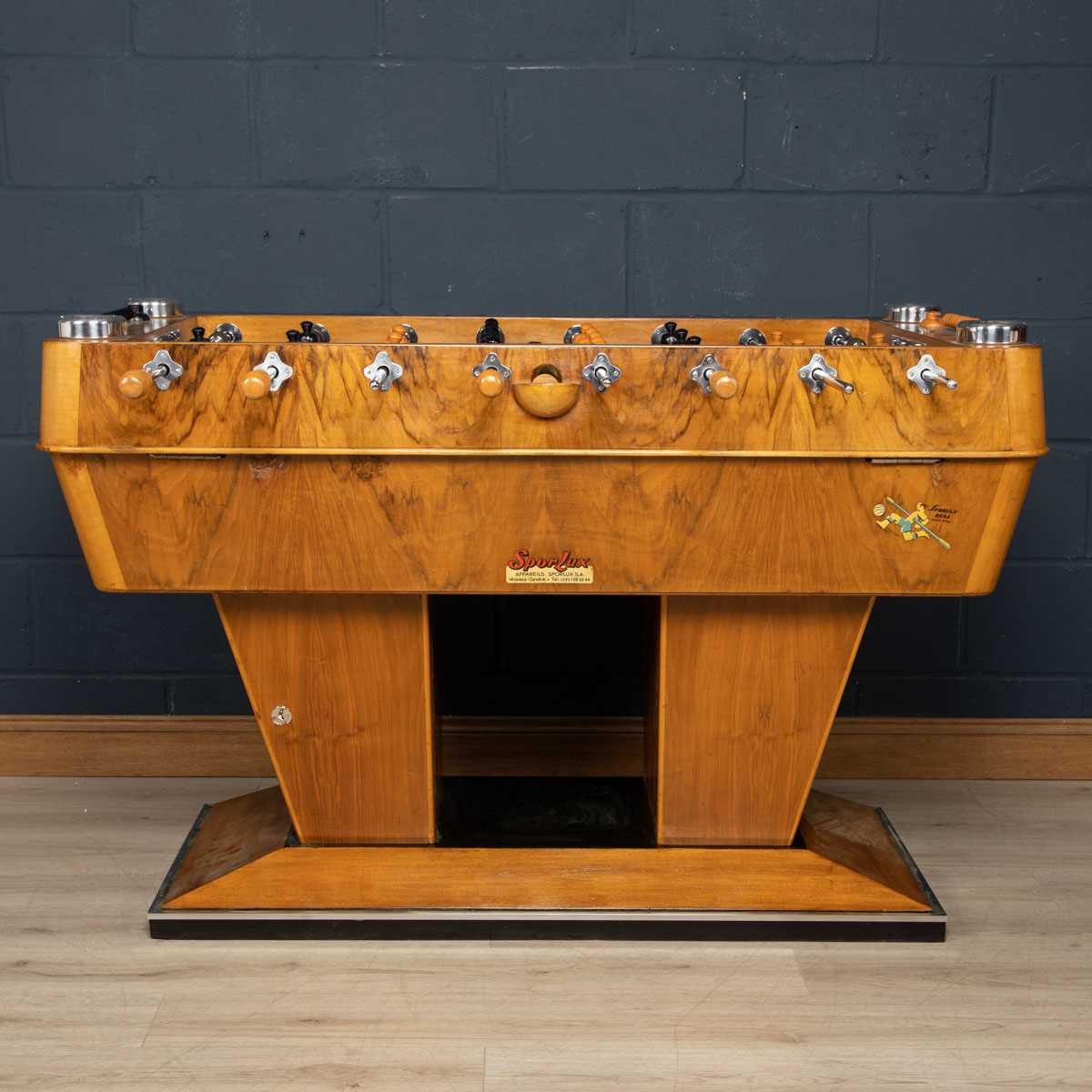 A MID 20TH CENTURY SWISS ART DECO STYLE FOOTBALL TABLE GAME - Image 25 of 37