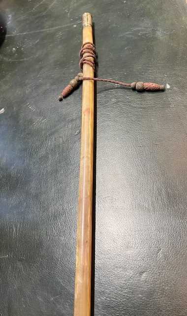 A FINE 19TH CENTURY GOLD MOUNTED FULL RHINOCEROS HORN WALKING CANE - Image 13 of 21