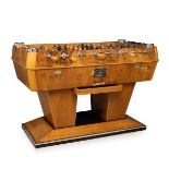 A MID 20TH CENTURY SWISS ART DECO STYLE FOOTBALL TABLE GAME