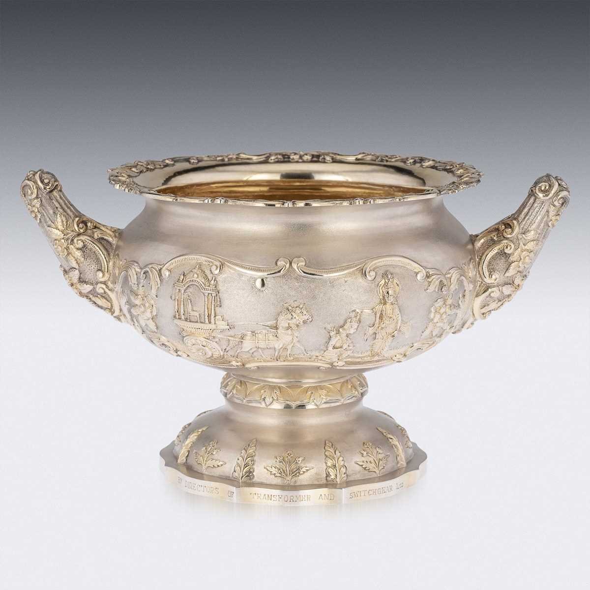 AN EARLY 20TH CENTURY INDIAN SOLID SILVER BOWL, CALCUTTA c.1910 - Image 2 of 22