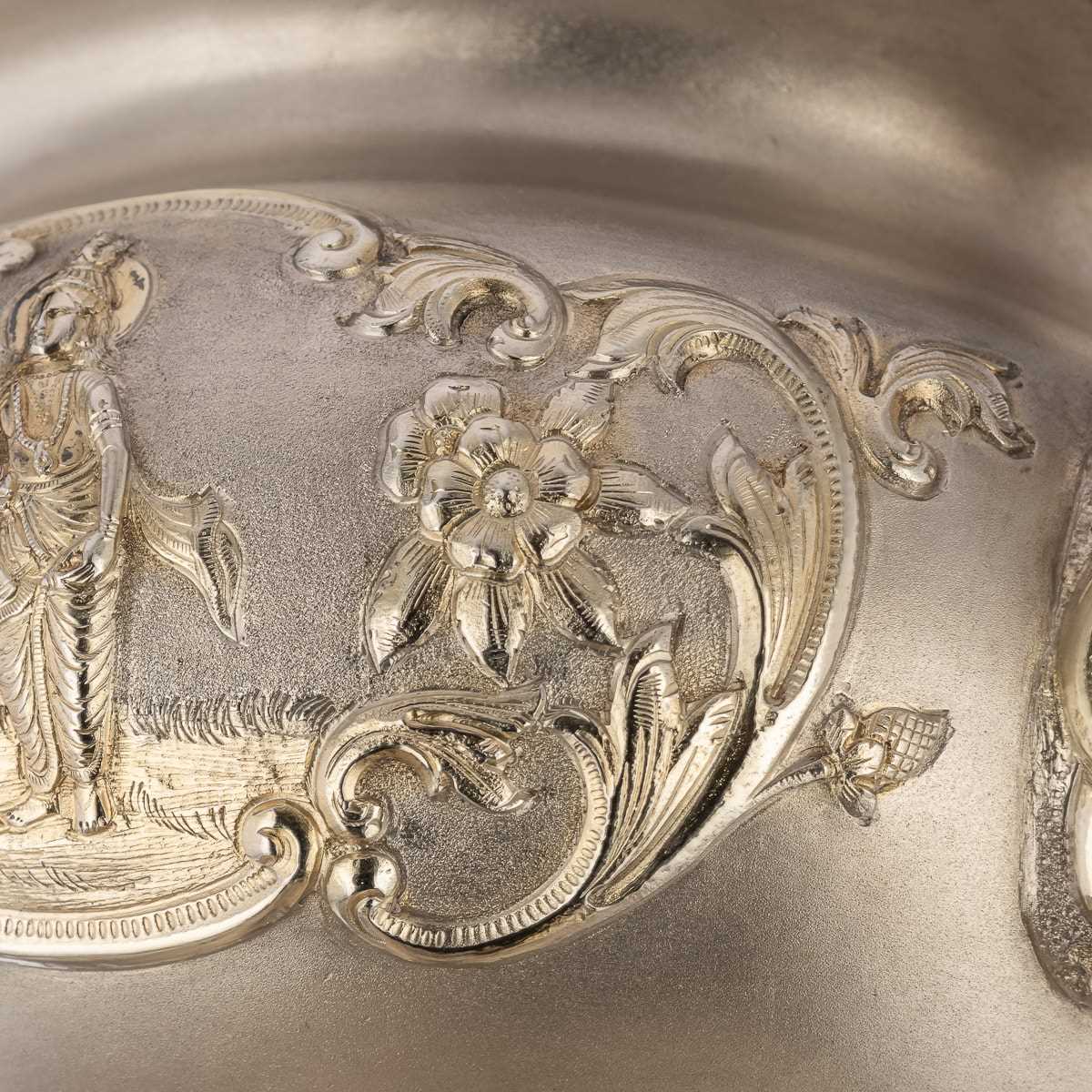 AN EARLY 20TH CENTURY INDIAN SOLID SILVER BOWL, CALCUTTA c.1910 - Image 16 of 22