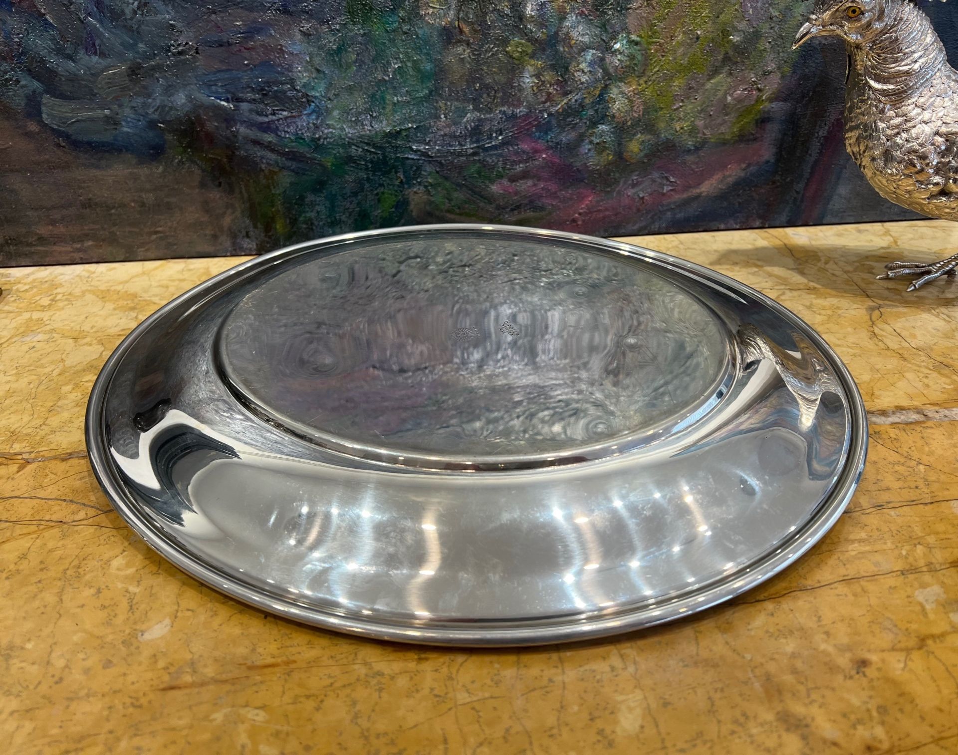 A LARGE ITALIAN SILVER PLATED LOBSTER TUREEN IN THE STYLE OF BUCCELLATI - Image 5 of 11