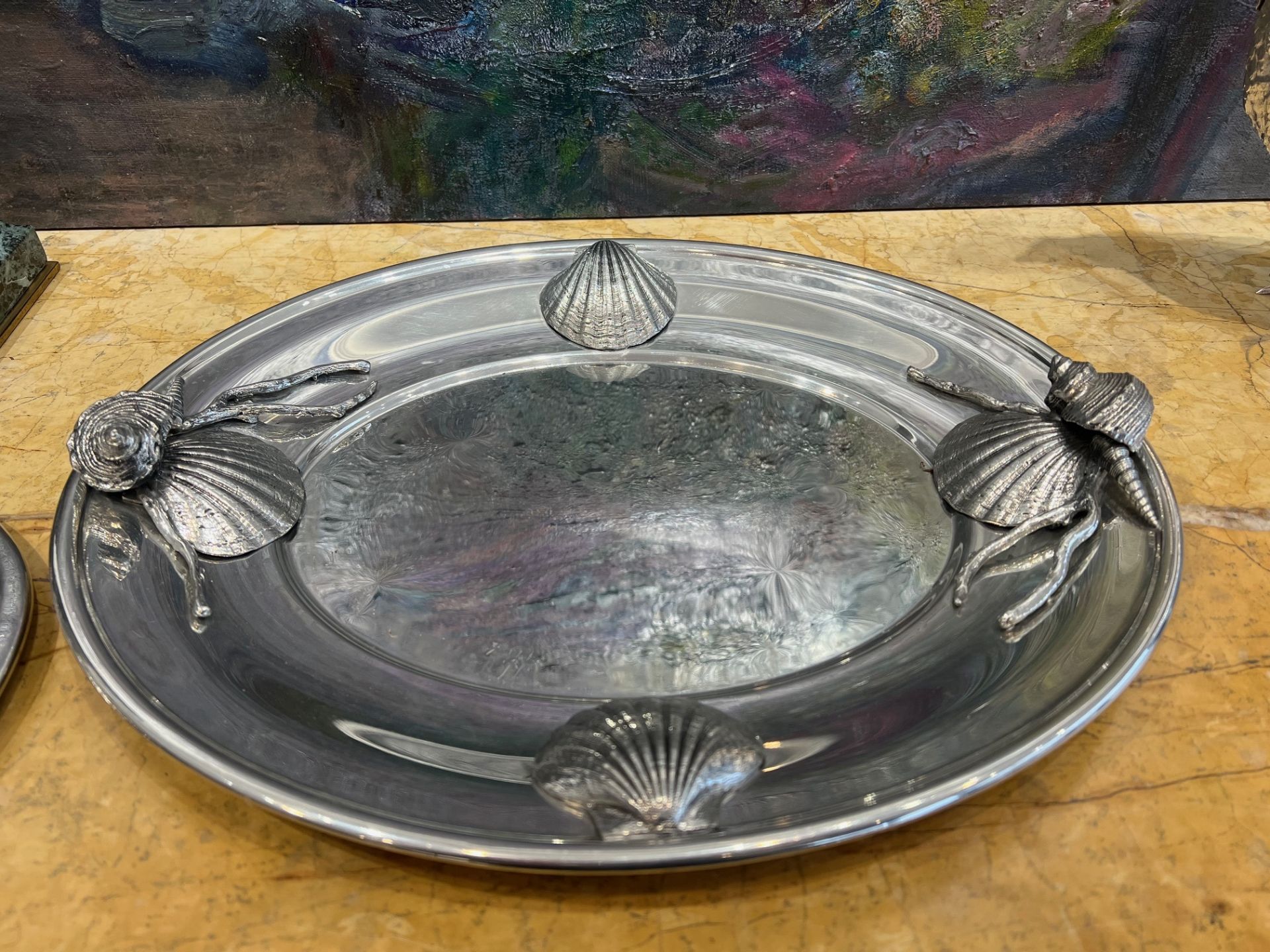 A LARGE ITALIAN SILVER PLATED LOBSTER TUREEN IN THE STYLE OF BUCCELLATI - Image 4 of 11