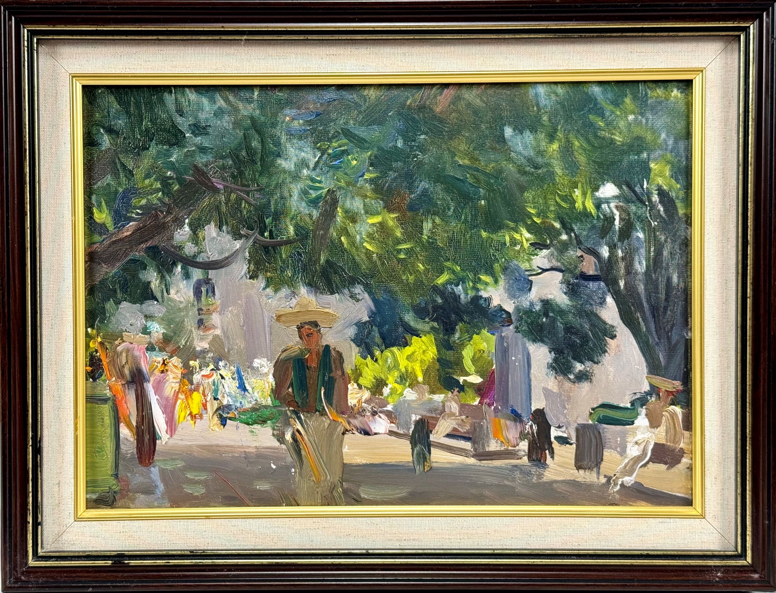 JAKOV DOROFEEVICH ROMAS (1902-1969): 'SOKOL SQUARE, MEXICO'