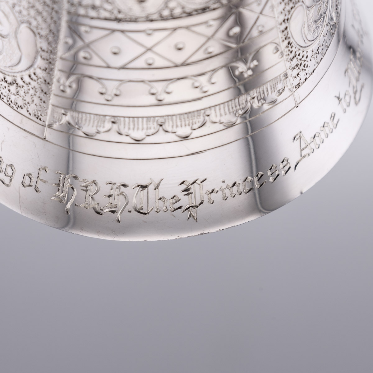 A ROYAL WEDDING SOLID STERLING SILVER NOVELTY WAGER CUP, LONDON, C. 1973 - Image 14 of 23