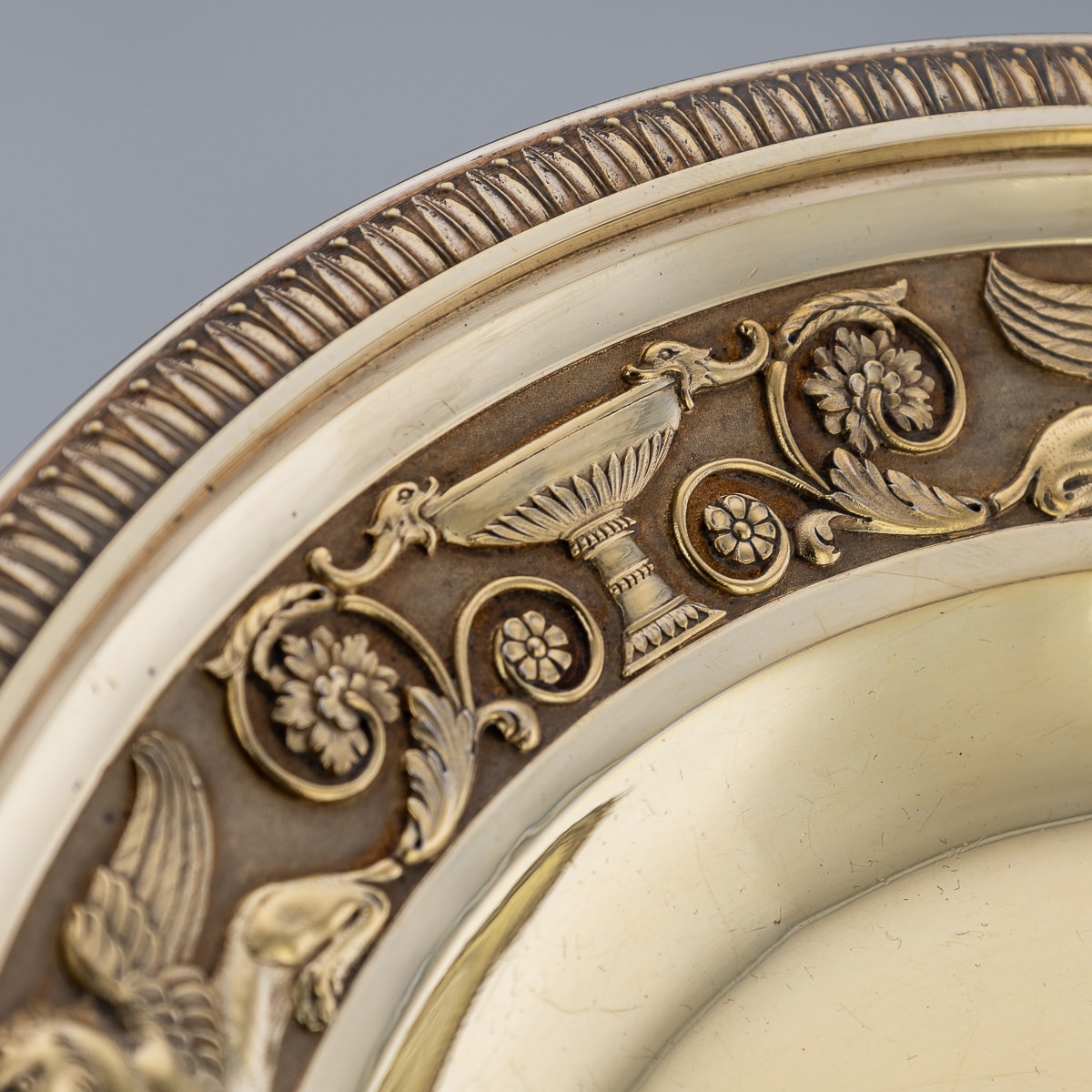 ODIOT: A FINE PAIR OF 19TH CENTURY FRENCH SILVER GILT DISHES, MAISON ODIOT, C. 1890 - Image 14 of 14