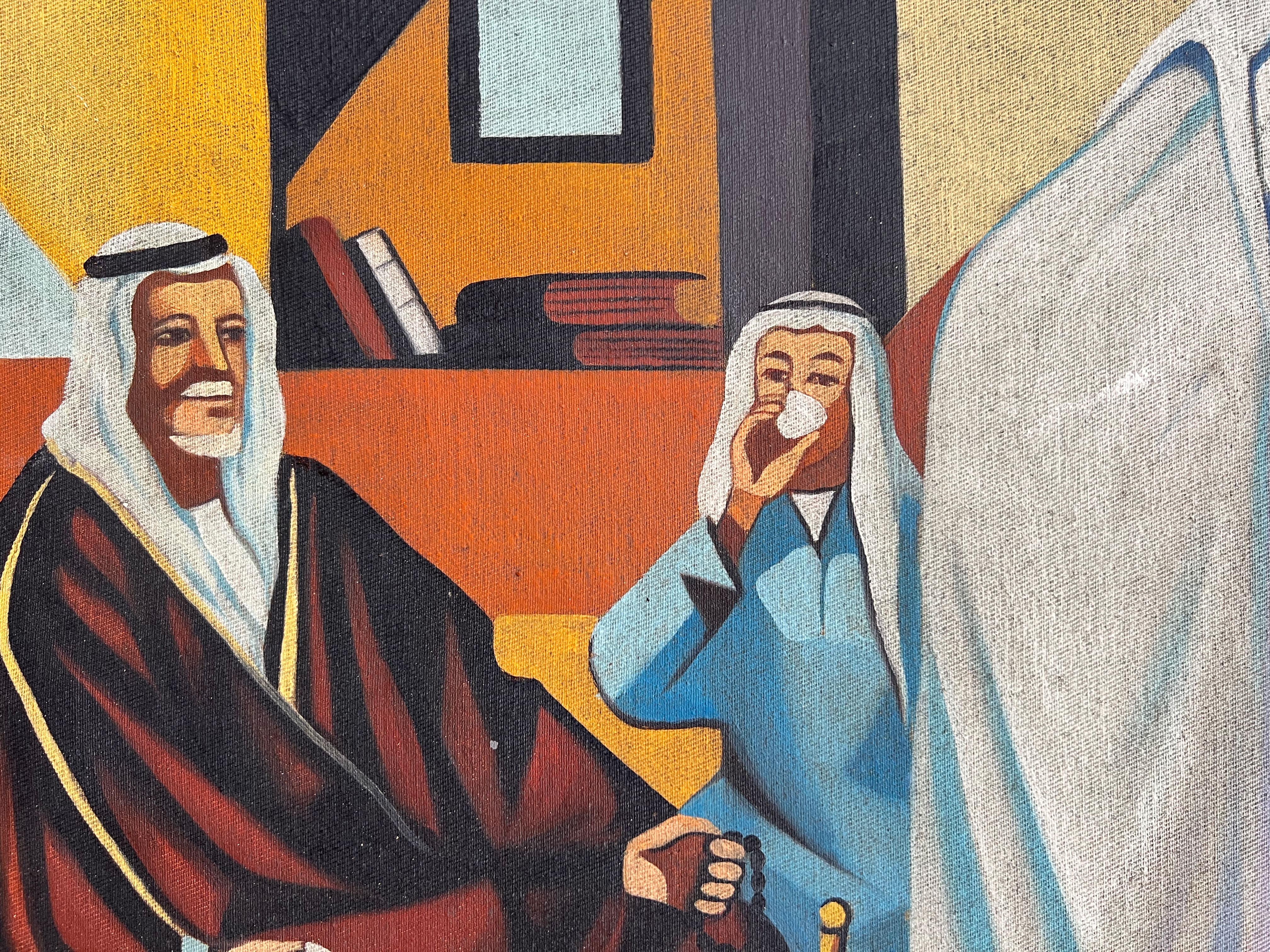 HAFIDH ALDROUBI (IRAQ, 1914-1991): ARABIC MAJLIS - Bild 3 aus 7