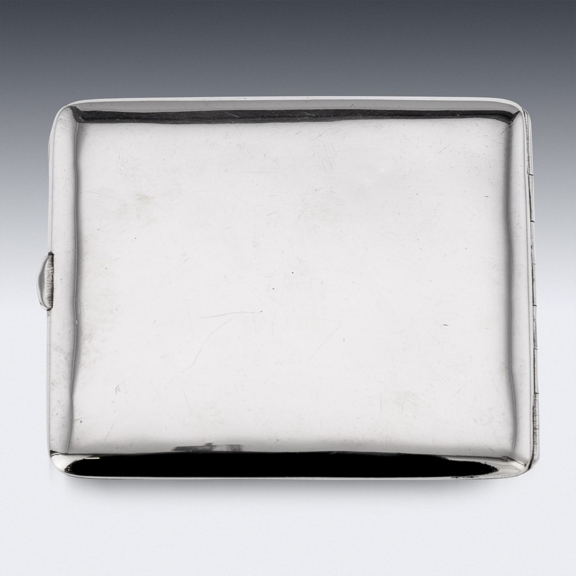 AN EARLY 20TH CENTURY EROTIC SILVER AND ENAMEL CIGARETTE CASE C. 1910 - Image 3 of 16