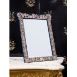 A 19TH CENTURY ENGLISH STERLING SILVER DRESSING MIRROR