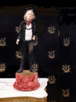 A VERY RARE LATE 19TH CENTURY 'WHISTLER' MUSICAL AUTOMATON FIGURE BY HENRY PHALIBOIS