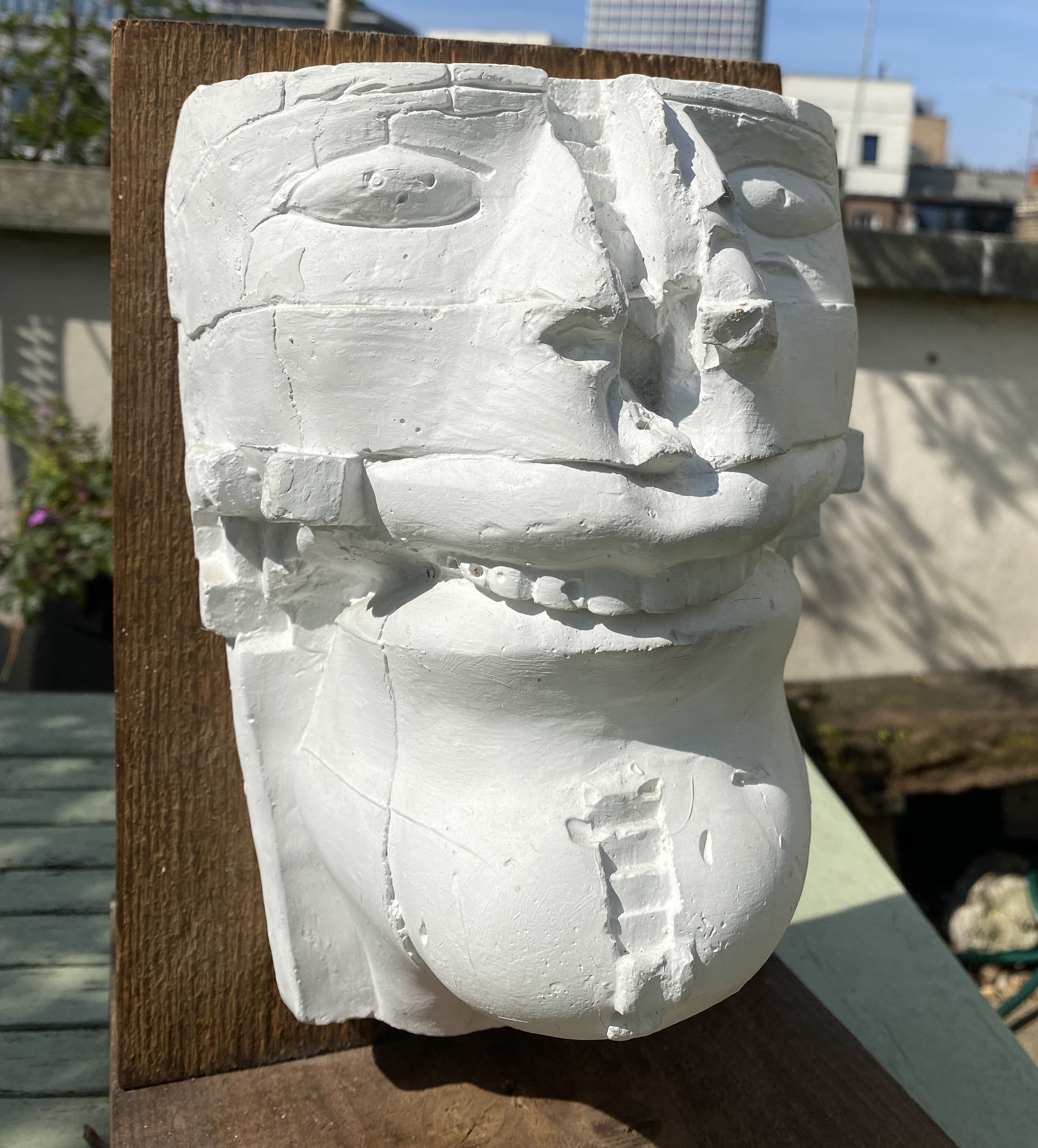 SIR EDUARDO PAOLOZZI (1924-2005): A PLASTER HEAD 'END OF A DREAM'