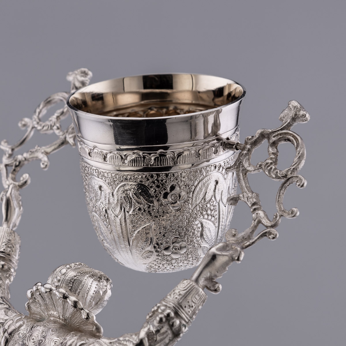 A ROYAL WEDDING SOLID STERLING SILVER NOVELTY WAGER CUP, LONDON, C. 1973 - Image 11 of 23