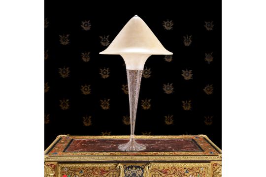 ALBERT CHEURET (1884-1966): A RARE AND LARGE TABLE LAMP CIRCA 1925 - Image 1 of 2