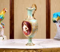 A LARGE 19TH CENTURY VIENNA PORCELAIN VASE