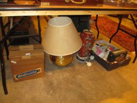 Aldisette Projector, Roberts Radio, 2 Lamps, Maps etc