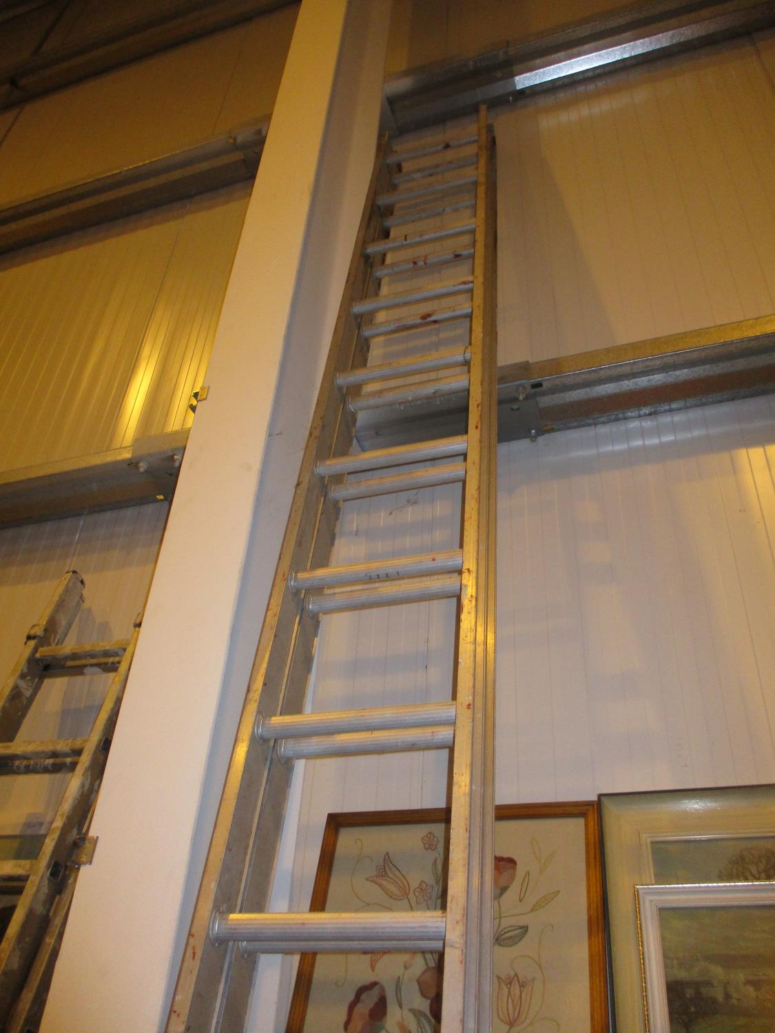 Large Extending Ladder and a Step Ladder