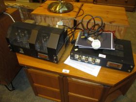 Tube Technology Unisis Stereo Power Amplifier Serial No. 006038 and The Seer Preamplifier Serial No.