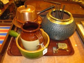 Fondue Set, Vase, Jug, Pot etc