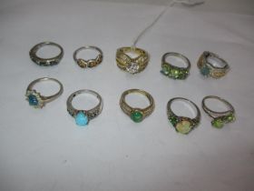 Ten Silver Rings