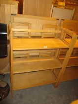 Pair of Folding Bookshelves