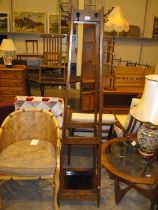 1920's Oak Hat, Coat and Stick Stand