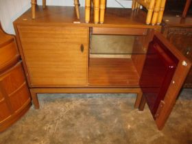 Mid 20th Century Teak Cocktail Cabinet, 89cm