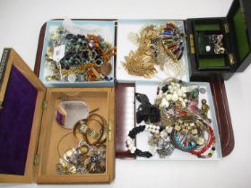 Two Jewel Boxes and Costume Jewellery