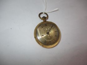 Gold Plated Fob Watch