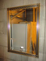 Gilt Frame Wall Mirror, 73x60cm